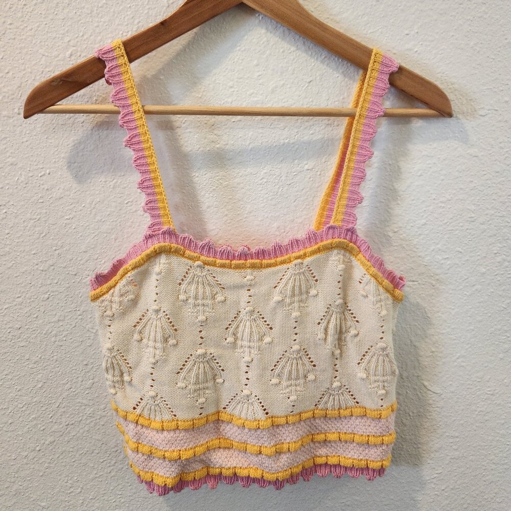 Crochet crop tank (small)
